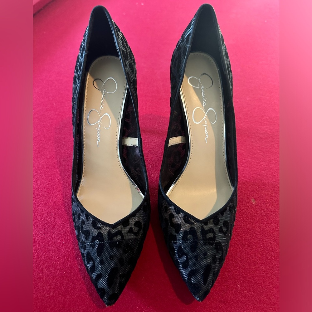 Jessica Simpson Black Heels